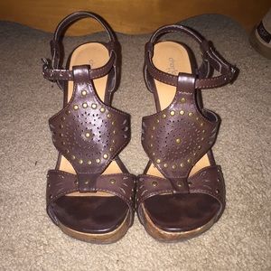 Brown Charlotte Russe wedges. Size 7!